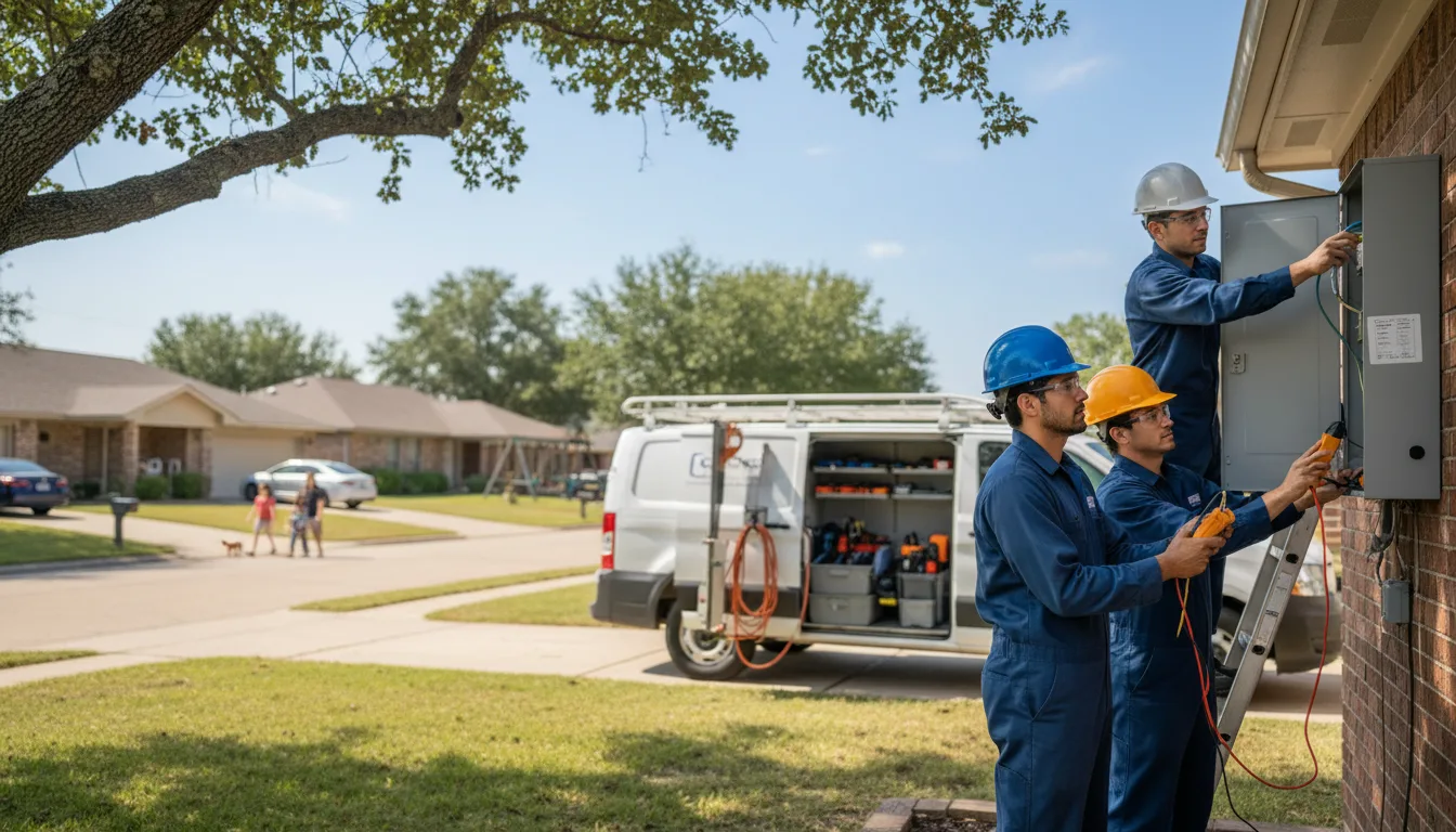 Certified electrician providing emergency electrical services in Pelham, AL